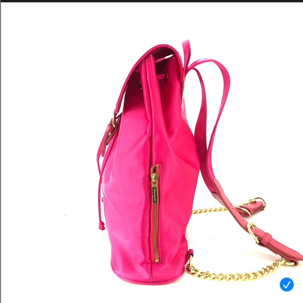 VALENTINO GARVANI SPORT PINK NYLON BACKPACK - Picture 8 of 10